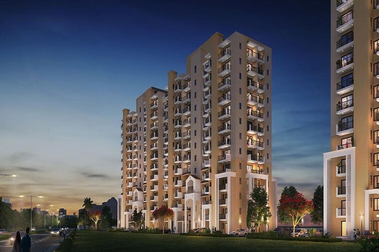 Exterior View, emaar-palm-heights 3 Bedroom 2000 Sq.Ft. Apartment In Sector 77 Gurgaon 9152316