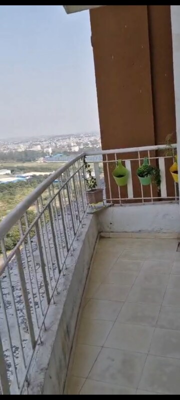 Balcony in 3 BHK Apartment at Samridhi Grand Avenue, Tech Zone 4 Greater Noida – for Rent