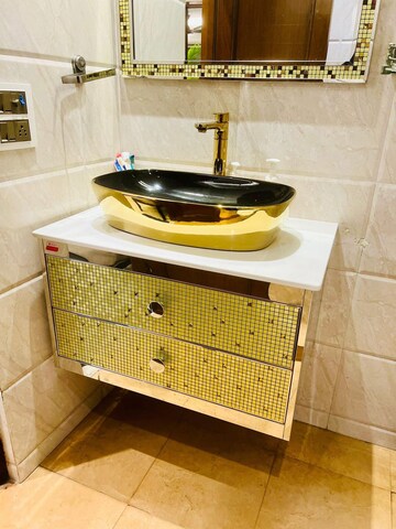 Bathroom in 3 BHK Builder Floor at Greater Kailash I – for Rent