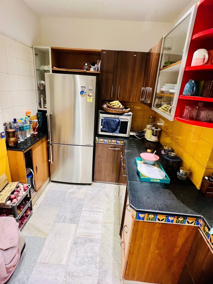 Kitchen, greater kailash i 3 Bedroom 1880 Sq.Ft. Builder Floor In Greater Kailash I Delhi 9152503