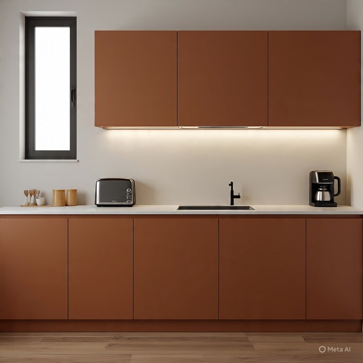 Kitchen, ganga nagar 2 Bedroom 1000 Sq.Ft. Apartment In Ganga Nagar Rishikesh 9152517