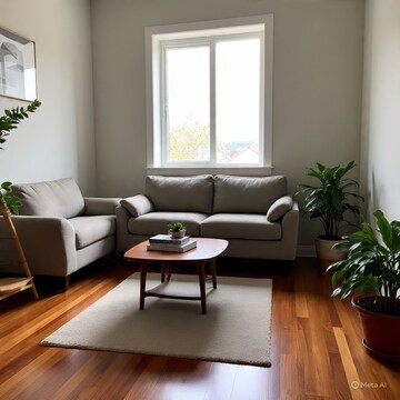 Living Room in 2 BHK Apartment at Ganga Nagar – for Rent