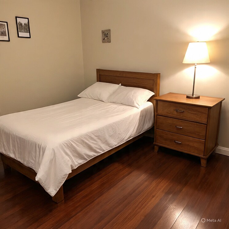 Bedroom, ganga nagar 2 Bedroom 1000 Sq.Ft. Apartment In Ganga Nagar Rishikesh 9152517