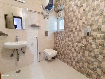Bathroom in 3 BHK Apartment at Vasant Kunj – for Rent