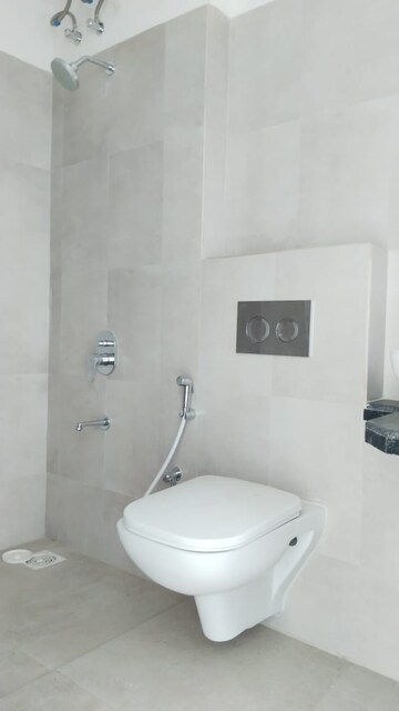 Bathroom in 2 BHK Apartment at Marathon Nexworld, Dombivli East – for Rent
