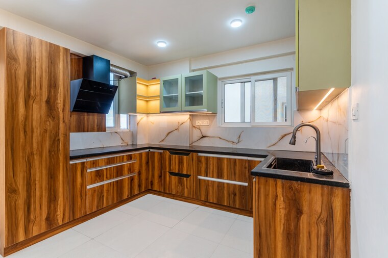 Kitchen, candeur-signature 2 Bedroom 1245 Sq.Ft. Apartment In Varthur Bangalore 9152620