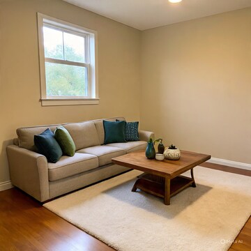 Living Room in 3 BHK Apartment at Ganga Nagar – for Rent