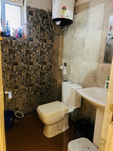 Bathroom in 1 BHK Apartment at Dhakoli – for Rent