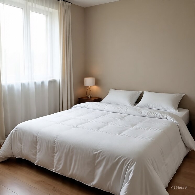 Bedroom, ganga nagar 3 Bedroom 1501 Sq.Ft. Apartment In Ganga Nagar Rishikesh 9152678