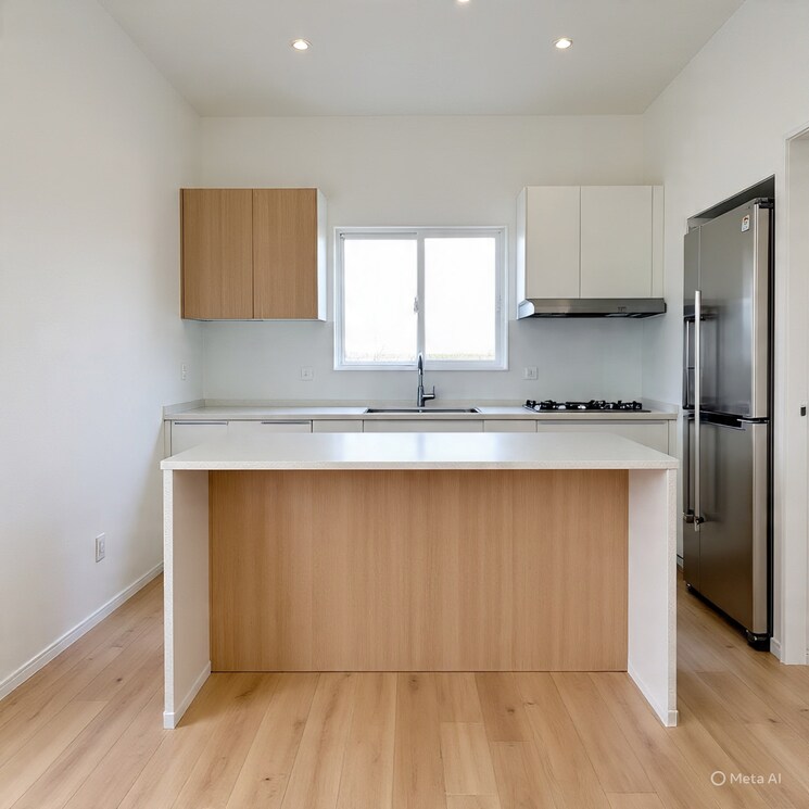 Kitchen, ganga nagar 3 Bedroom 1501 Sq.Ft. Apartment In Ganga Nagar Rishikesh 9152698