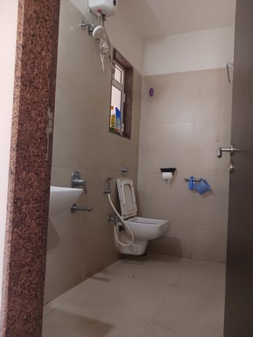 Bathroom in 2 BHK Apartment at Puranik Rumah Bali, Ghodbunder Road – for Rent