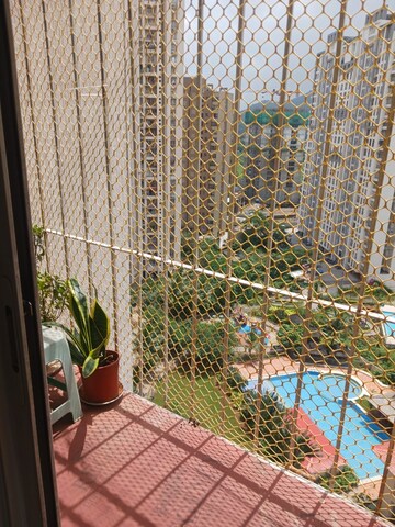 Balcony in 2 BHK Apartment at Puranik Rumah Bali, Ghodbunder Road – for Rent