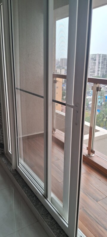 Balcony in 2 BHK Apartment at Vaibhavlaxmi Queens Avenue, Chembur – for Rent