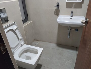 Bathroom in 3 BHK Apartment at Rajapushpa Provincia, Narsingi – for Rent