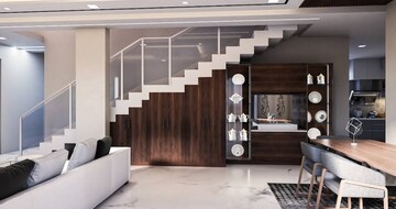 Living Room in 4 BHK Villa at Rajapushpa Green Dale, Tellapur – for Rent
