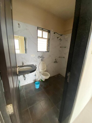 Bathroom in 2 BHK Apartment at Nyati Equatorial, Bavdhan – for Rent