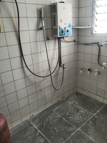 Bathroom in 1 BHK Apartment at Jagrut CHS, Gokhalenagar – for Rent
