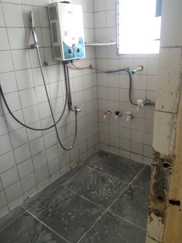 Bathroom in 1 BHK Apartment at Jagrut CHS, Gokhalenagar – for Rent
