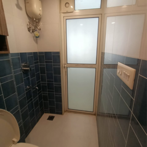 Bathroom in 2 BHK Apartment at Lodha Amara Tower 32 And 33, Sandoz Baug – for Rent