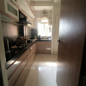 Kitchen in 2 BHK Apartment at Lodha Amara Tower 32 And 33, Sandoz Baug – for Rent
