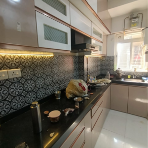 Kitchen in 2 BHK Apartment at Lodha Amara Tower 32 And 33, Sandoz Baug – for Rent