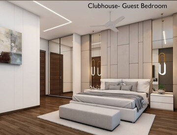 Bedroom in 4 BHK Apartment at Trendset Jayabheri Elevate, Madhapur – for Rent