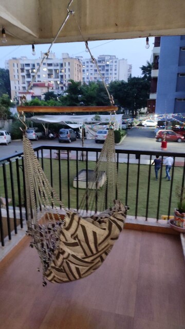 Balcony in 1 BHK Apartment at Sagar D Wisteria Park, Vadgaon Budruk – for Rent