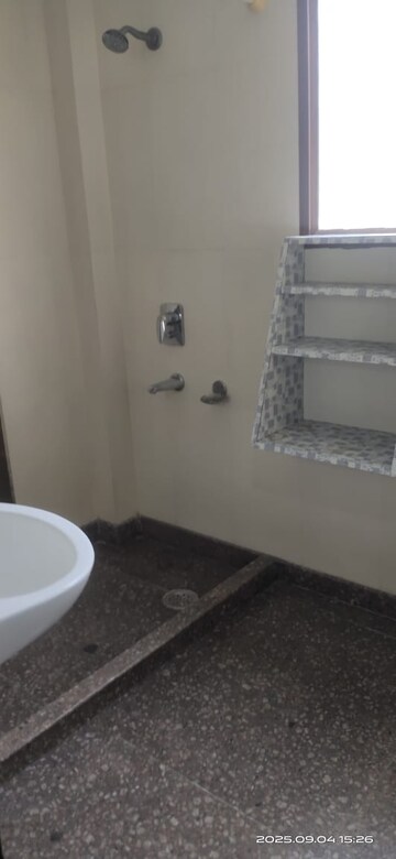 Bathroom in 3 BHK Builder Floor at Safdarjung Enclave – for Rent