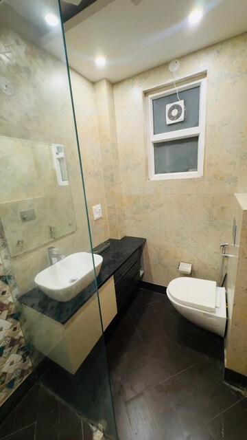 Bathroom in 3 BHK Builder Floor at Chittaranjan Park – for Sale