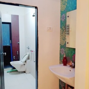Bathroom in 2 BHK Apartment at Primerose Apartment, Andheri West – for Sale