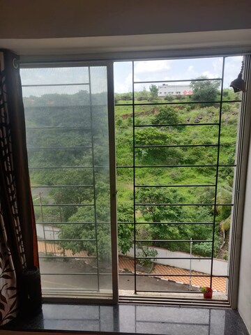 Balcony in 2 BHK Apartment at Mahesh Galaxy, Sinhagad Road – for Rent