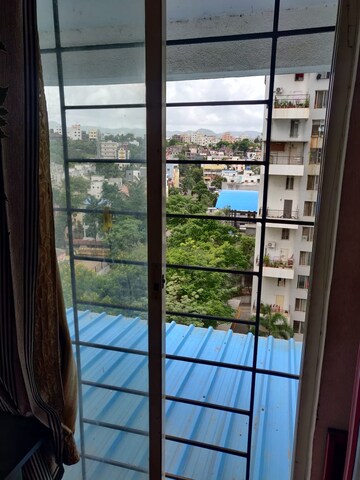 Balcony in 2 BHK Apartment at Mahesh Galaxy, Sinhagad Road – for Rent