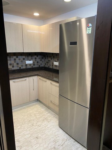 Kitchen in 3 BHK Builder Floor at Greater Kailash I – for Rent