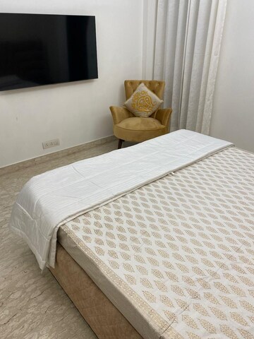 Bedroom in 3 BHK Builder Floor at Greater Kailash I – for Rent