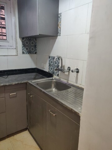 Kitchen in 1 BHK Builder Floor at Greater Kailash I – for Rent
