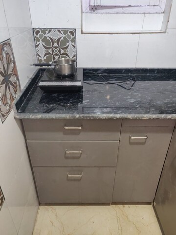 Kitchen in 1 BHK Builder Floor at Greater Kailash I – for Rent