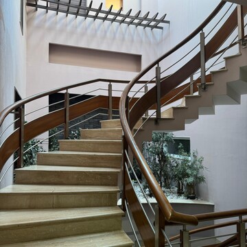 Staircase in 6+ BHK Villa at RBC II, Acharya Puri – for Sale