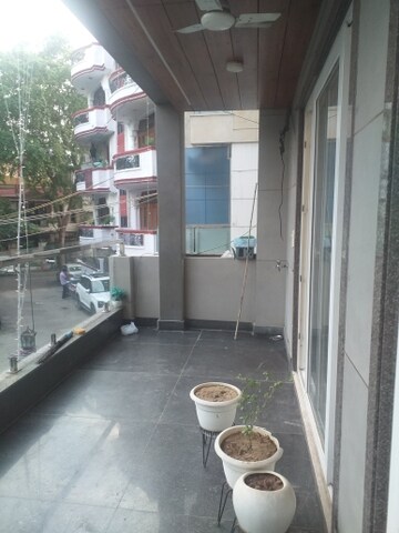 Balcony in 3 BHK Builder Floor at New Rajinder Nagar – for Rent