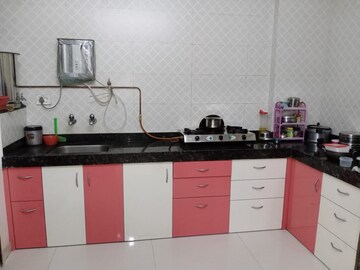 Kitchen in 2 BHK Apartment at Mittal Sun Universe, Sinhagad Road – for Rent