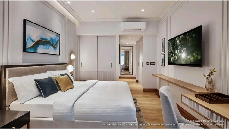 Bedroom, dlf-the-grove 4 Bedroom 350 Sq.Yd. Builder Floor In Sector 54 Gurgaon 9153784