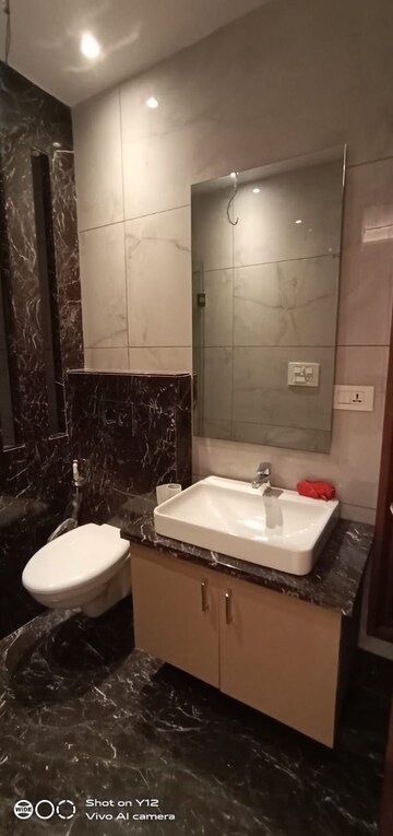Bathroom in 3 BHK Builder Floor at East Of Kailash – for Rent