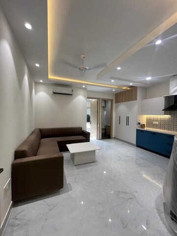 Living Room in 3 BHK Builder Floor at Ansal Sushant Floors, Sushant Lok ii – for Sale