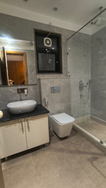 Bathroom in 4 BHK Builder Floor at Navjeevan Vihar – for Rent