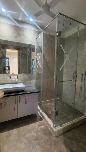 Bathroom in 4 BHK Builder Floor at Navjeevan Vihar – for Rent