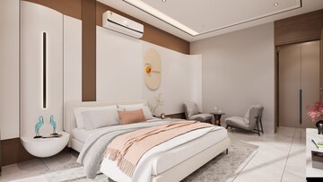 Bedroom in 4 BHK Apartment at Ahuja Towers, Prabhadevi – for Rent