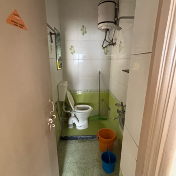 Bathroom in 2 BHK Apartment at Savedi – for Rent