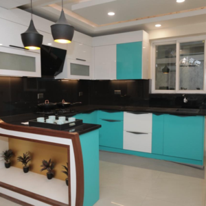 Kitchen in 3 BHK Apartment at Sikka Karnam Greens, Garhi Village – for Sale
