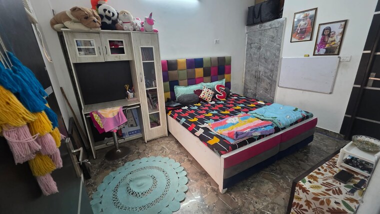 Bedroom, bisrakh jalalpur 3 Bedroom 1550 Sq.Ft. Builder Floor In Bisrakh Jalalpur Greater Noida 9154160