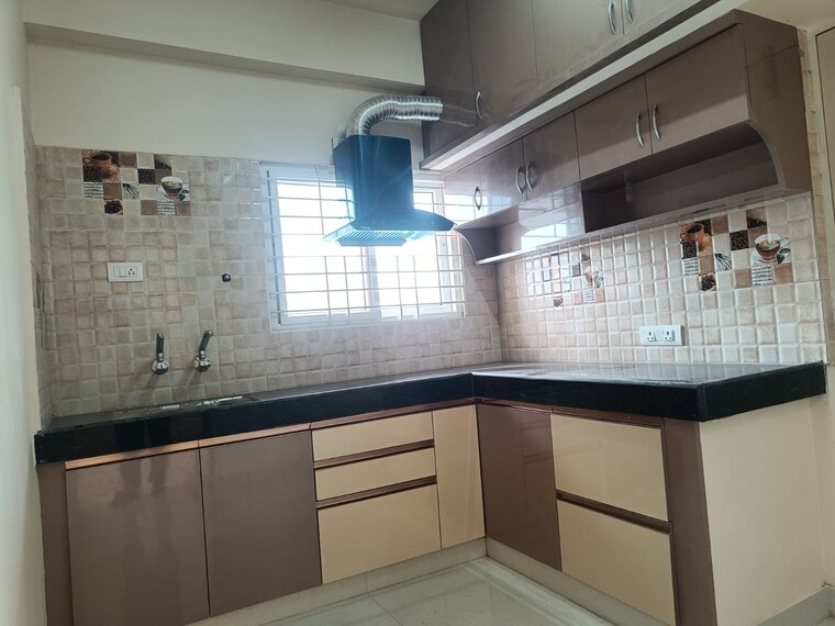 Kitchen, sri-raksha-one-five-homes 3 Bedroom 1504 Sq.Ft. Apartment In Bandlaguda Jagir Hyderabad 9154148