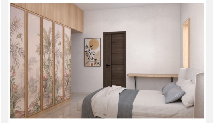 Bedroom, my-home-tridasa 3 Bedroom 1830 Sq.Ft. Apartment In Tellapur Hyderabad 9154151